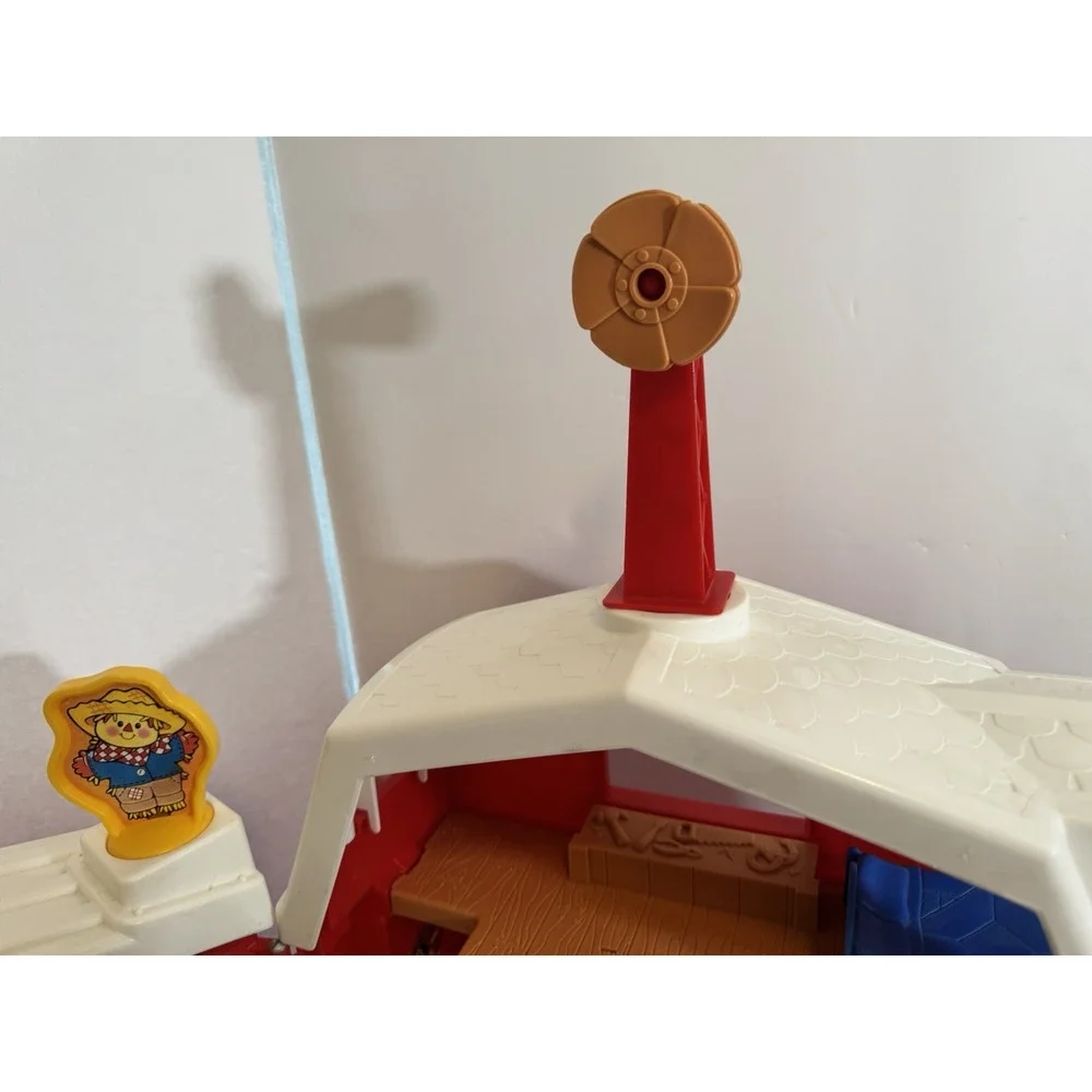 Fisher Price Little People Farm Barn Yard Play Set Sounds Animals 1999 Tested ~